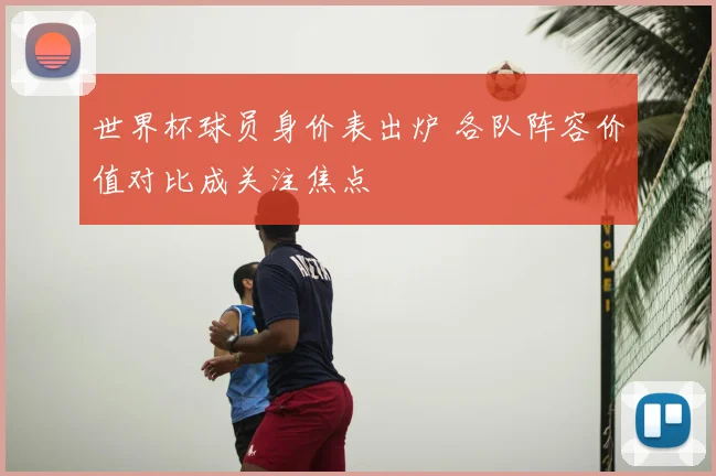 世界杯球员身价表出炉 各队阵容价值对比成关注焦点
